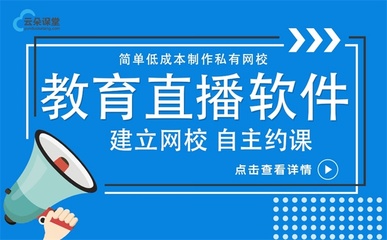 教育機構專用線上教學系統軟件概覽